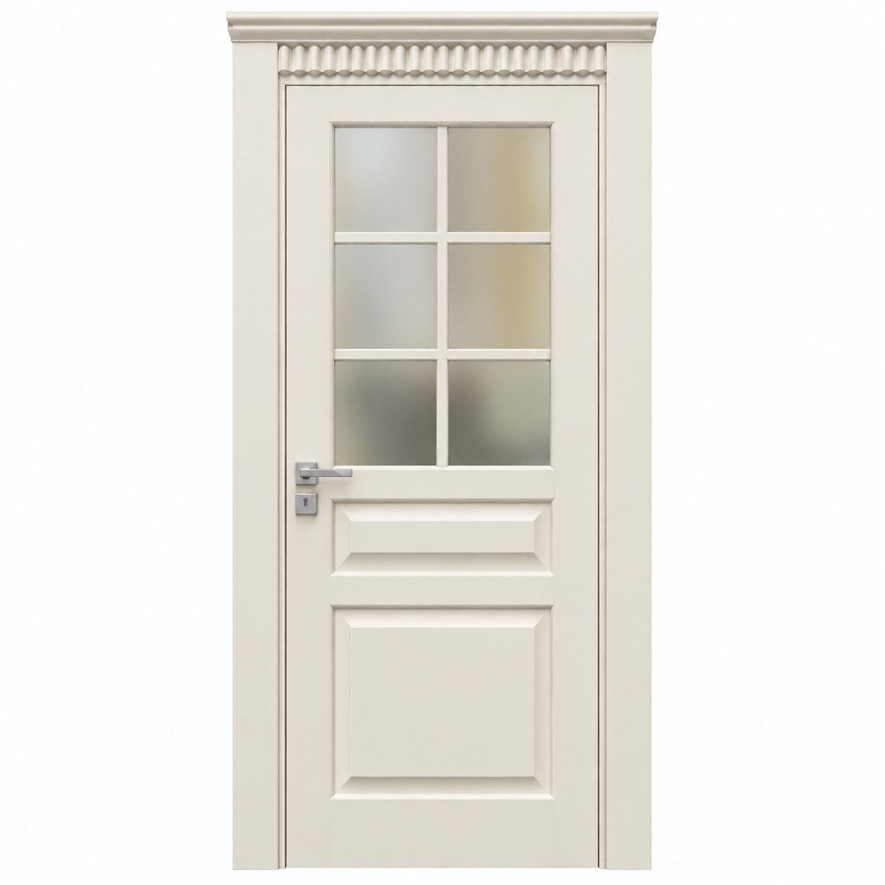 BY-5010A Porte intérieure Laqué Vitrée